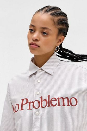 Stripe Long Sleeve Oxford Shirt S at Urban Outfitters - No Problemo - Modalova