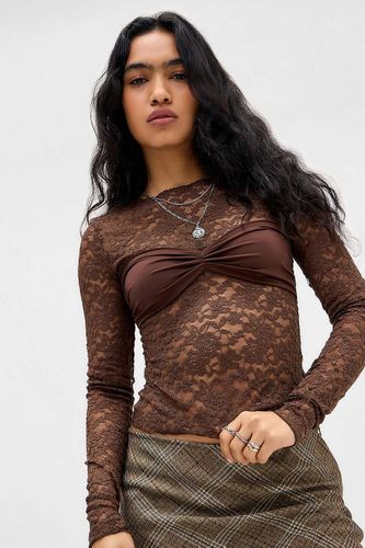 Midnight Long Sleeve Top - XS at Urban Outfitters - Lioness - Modalova