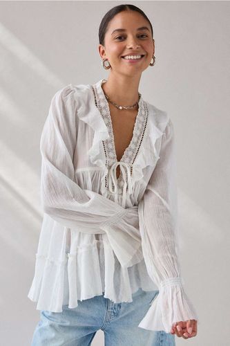 Mona Tunic Blouse - S at Urban Outfitters - Kimchi Blue - Modalova