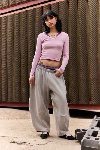 Iets frans. V-Neck Long Sleeve T-Shirt - XS at Urban Outfitters - iets frans... - Modalova
