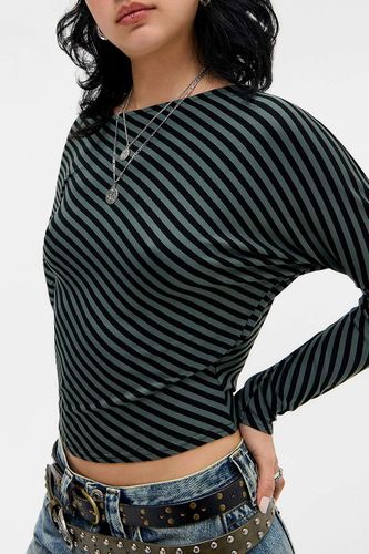 T-shirt épaules dénudées à rayures Olivia en taille: Small - Silence + Noise - Modalova