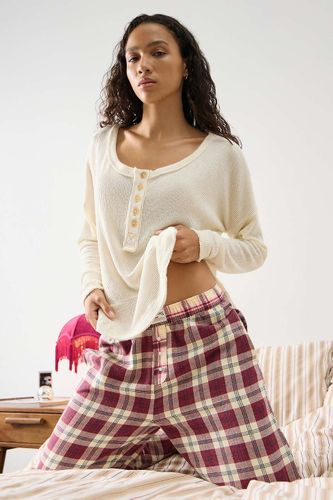 Henley Waffle Top - S at Urban Outfitters - Out From Under - Modalova