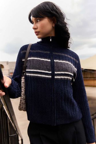 Iets frans. Chenille Zip-Through Track Top - XS at Urban Outfitters - iets frans... - Modalova