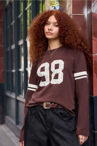 Sporty 98 Long Sleeve Relaxed T-Shirt - XS at Urban Outfitters - BDG - Modalova