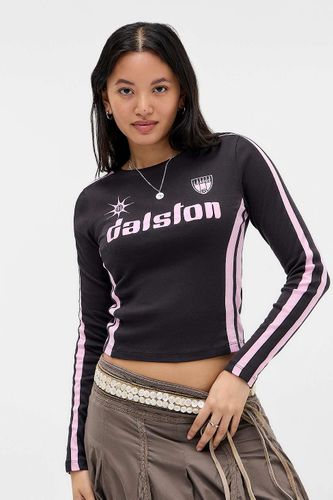UO Dalston Football Long Sleeve T-Shirt - S at - Urban Outfitters - Modalova