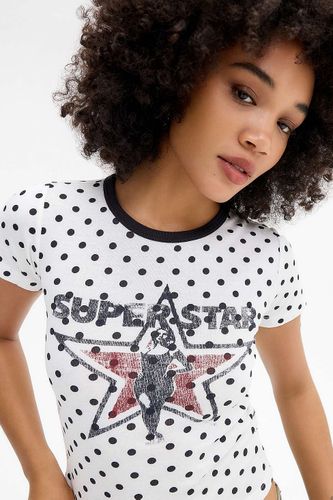 T-shirt bébé à pois UO Polka Dot Superstar par en taille: Small - Urban Outfitters - Modalova