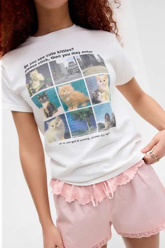 UO Do You See Cats Relaxed T-Shirt - M/L at - Urban Outfitters - Modalova