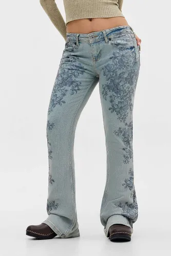 Brooke Flower Bootcut Flare Jeans - 28W 32L at Urban Outfitters - BDG - Modalova