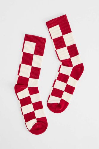 UO & White Checkerboard Socks - at - Urban Outfitters - Modalova