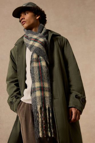 Teal Check Scarf - at Urban Outfitters - Loom - Modalova