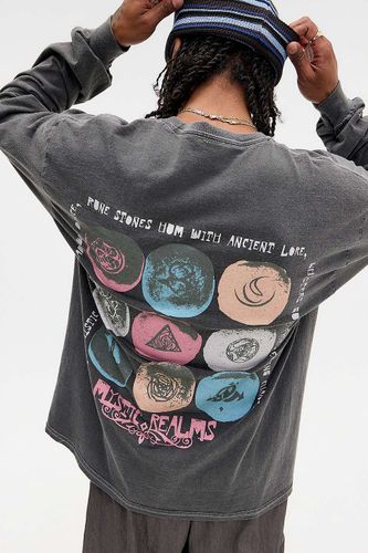 UO Washed Pebble Long-Sleeve T-Shirt - M at - Urban Outfitters - Modalova