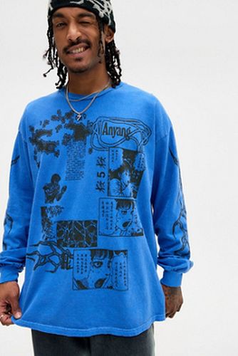 UO Cobalt Anyang Long Sleeve T-Shirt - S at - Urban Outfitters - Modalova