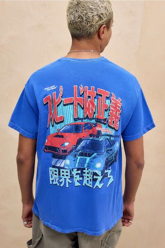 UO Cobalt Racing Car T-Shirt - S at - Urban Outfitters - Modalova