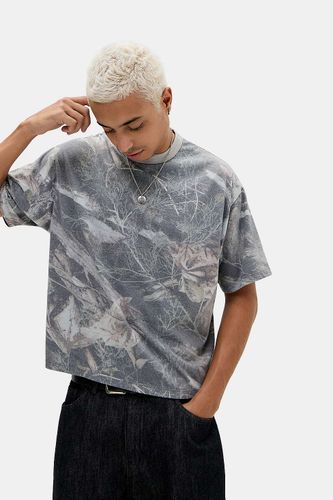 UO Camo Ringer T-Shirt - XS at - Urban Outfitters - Modalova
