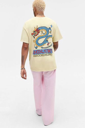UO Ecru Shijuku T-Shirt - 2XS at - Urban Outfitters - Modalova