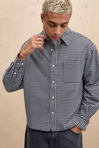 White Arlo Check Long Sleeve Shirt - S at Urban Outfitters - BDG - Modalova