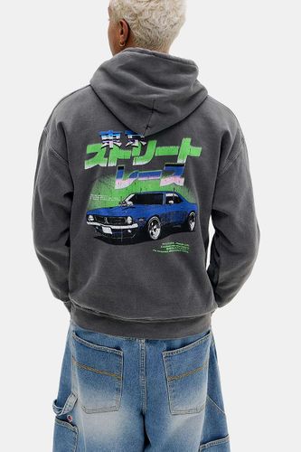 Neon Asiatic Car Hoodie - S at - Urban Outfitters - Modalova