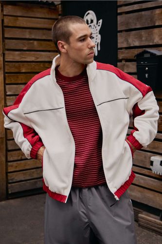 Iets frans. Red Atlas Fleece Jacket - XS at Urban Outfitters - iets frans... - Modalova