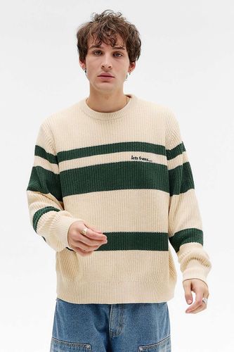 Iets frans. Ecru & Green Stripe Jumper - M at Urban Outfitters - iets frans... - Modalova