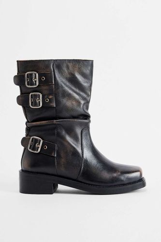 Bottes en cuir slouch à boucle Ride en taille: UK 3 / EU 36 - BDG - Modalova