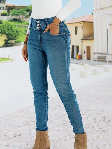 Regular Fit Casual Plain Jeans - Just Fashion Now - Modalova