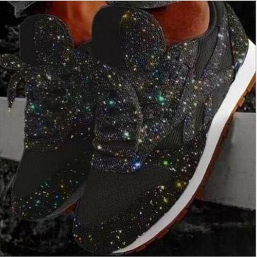 Women Muffin Rhinestone New Crystal Platform Sneakers - Just Fashion Now - Modalova