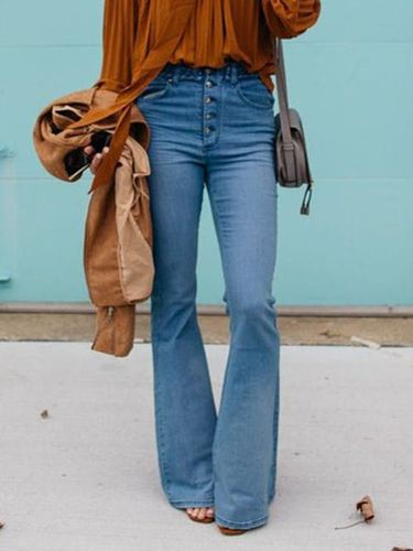Vintage casual denim flared Jeans - Modetalente - Modalova