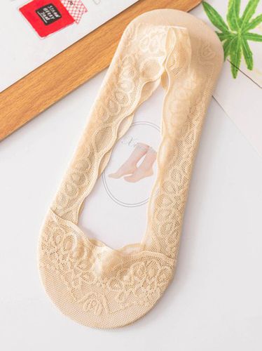 Lace Summer Silicone Anti Slip Breathable Invisible Socks - Just Fashion Now - Modalova