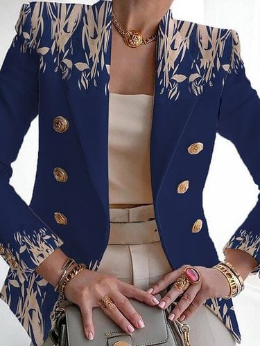 Buckle Casual Blazer - Just Fashion Now - Modalova