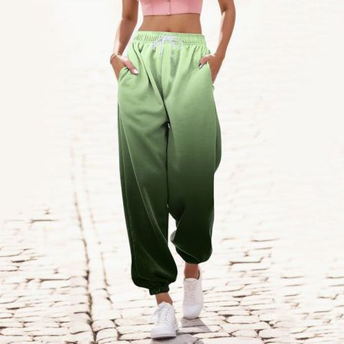 Women's H-Line Ankle Banded Pants Daily Going Out Pants Purple Casual Ombre Spring/Fall Pants - Just Fashion Now - Modalova