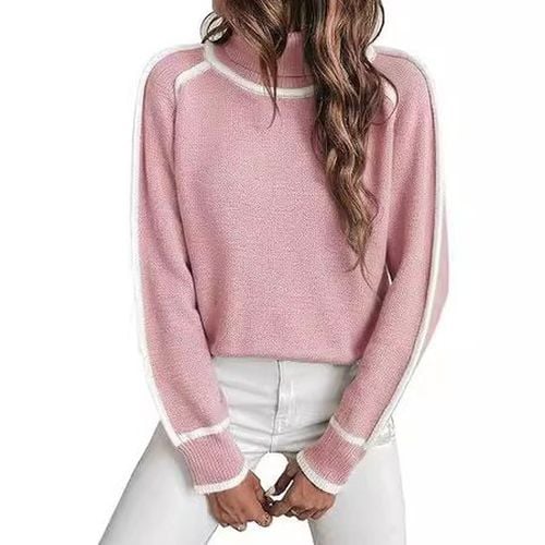 Turtleneck Wool/Knitting Casual Sweater - Just Fashion Now - Modalova