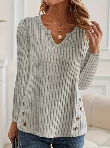 Jersey Loose Casual Blouse - Just Fashion Now - Modalova