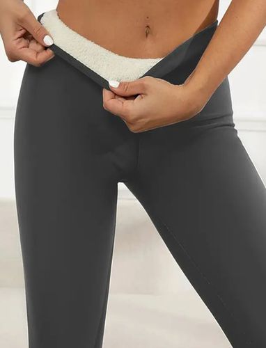 Plain Casual Leggings - Just Fashion Now - Modalova