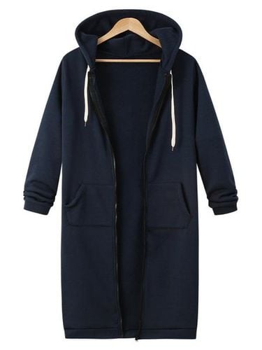 Cotton Casual Hoodie Coat - Just Fashion Now - Modalova