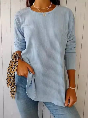 Casual Square Neck Loose Blouse - Just Fashion Now - Modalova