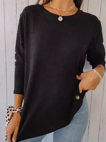 Casual Square Neck Loose Blouse - Just Fashion Now - Modalova