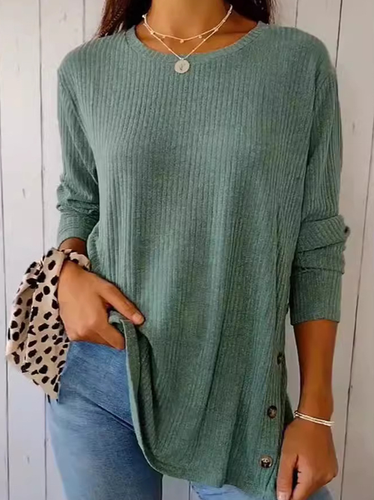 Casual Square Neck Loose Blouse - Just Fashion Now - Modalova