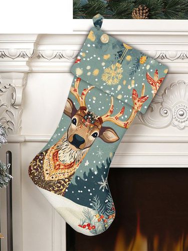 Christmas Print Socks - Just Fashion Now - Modalova