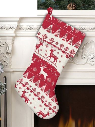 Christmas Print Socks - Just Fashion Now - Modalova