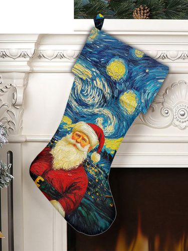 Christmas Print Socks - Just Fashion Now - Modalova