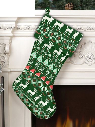 Christmas Print Socks - Just Fashion Now - Modalova