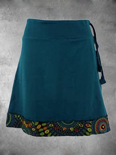 Retro Floral Skirt - Modetalente - Modalova