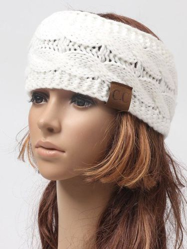 Autumn And Winter fashion hairpin ski cap handmade knitted headband - Modetalente - Modalova