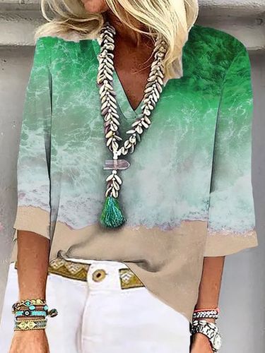 Loosen Casual Short Sleeve Top - Modetalente - Modalova