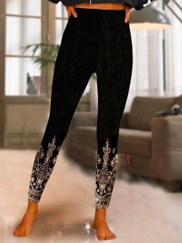 Loose Vacation Ethnic Leggings - Just Fashion Now - Modalova