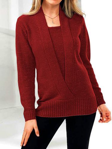 Casual Plain Warm Sweater - Just Fashion Now - Modalova
