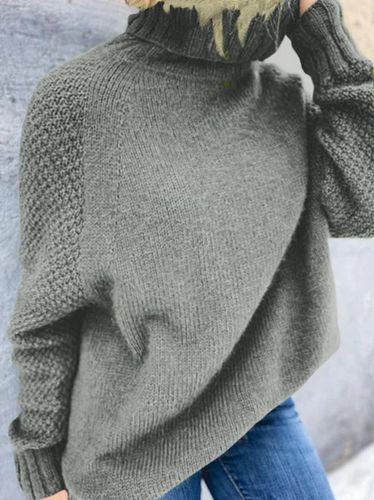 Casual Loose Turtleneck Sweater tunic - Modetalente - Modalova
