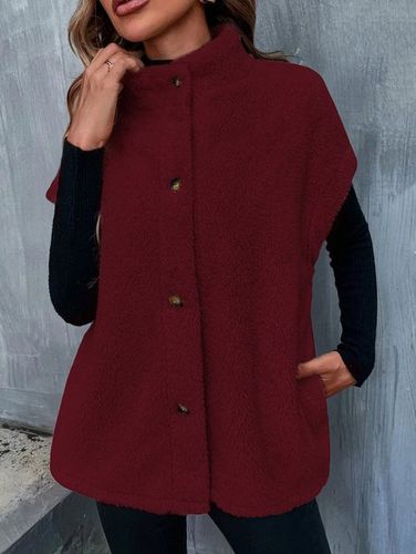 Lambswool Plain Teddy Jacket - Just Fashion Now - Modalova