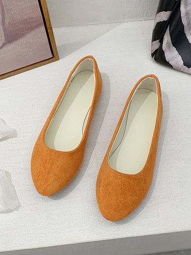 Multi-color Selection Velvet Simple Flat Shoes - Modetalente - Modalova