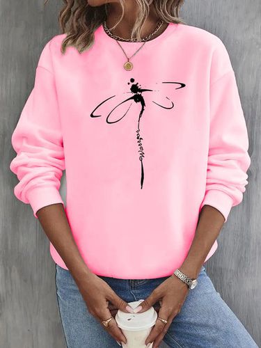 Dragonfly Casual Sweatshirt - Just Fashion Now - Modalova